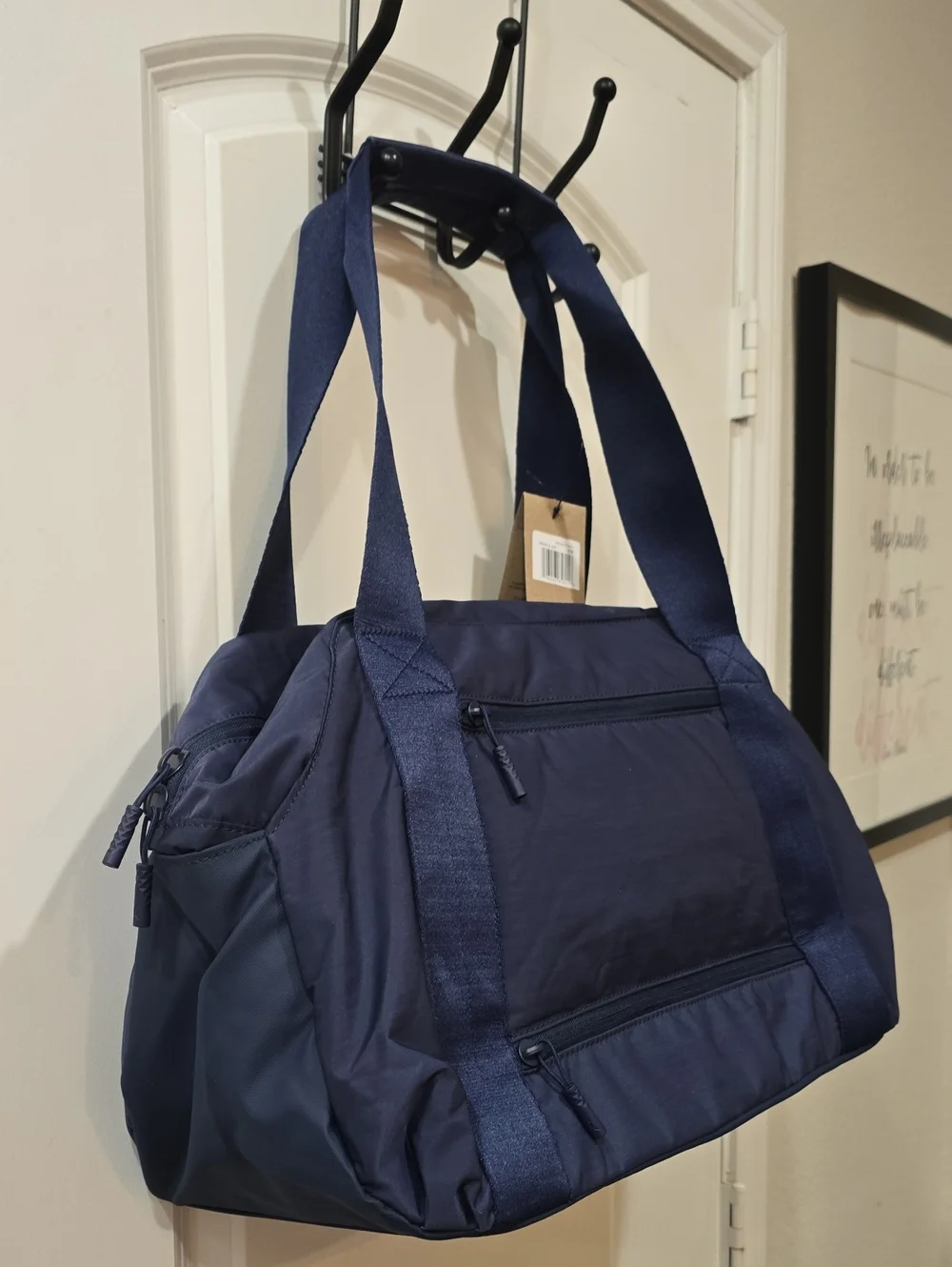 Jordan Alpha Duffel Bag- Midnight Navy